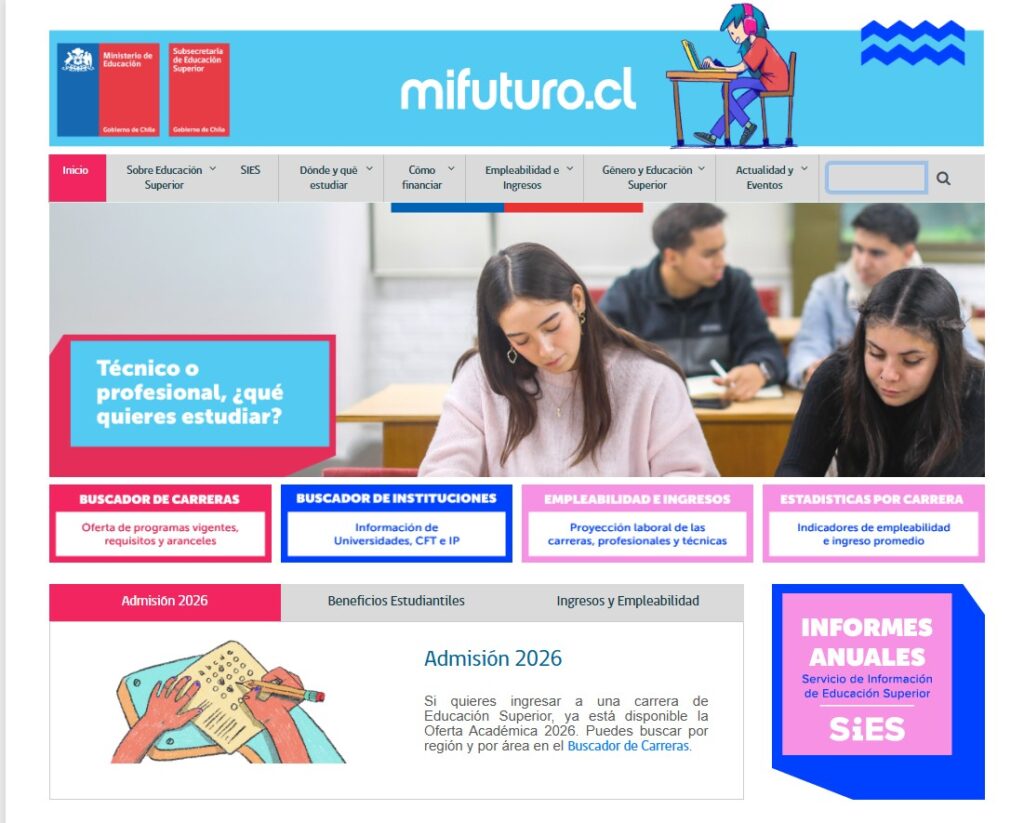 Cómo elegir carrera universitaria en Chile para la admisión 2026 según empleabilidad